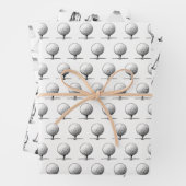 Golfclubs, Golfzakken, GolfT-shirt Black Inpakpapier Vel (In situ)