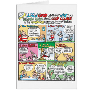 Golfclubs in de Garage