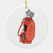 golfclubs keramisch ornament (Achterkant)