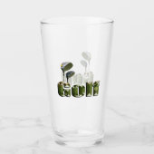 Golfclubs met het woord Golf, Glas (Voorkant)