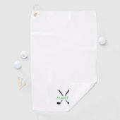 Golfclubs NAAM Spel Tijdloos Golfen Groen Golfhanddoek (Insitu)