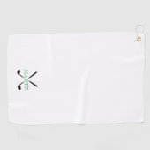 Golfclubs NAAM Spel Tijdloos Golfen Groen Golfhanddoek (Horizontaal)