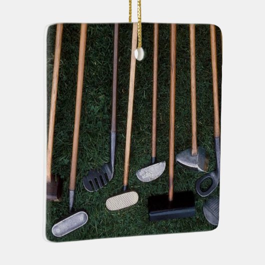 **GOLFCLUBS OP DE OUDE DAGEN** KERAMISCH ORNAMENT (Rechts)