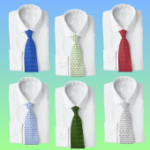 Golfclubs patroon blauw stropdas