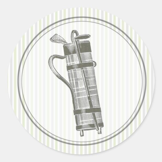 golfclubs Sticker (Voorkant)