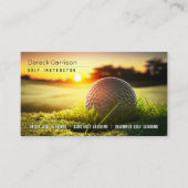 golfcoach | Professionele golfinstructeur Visitekaartje (Voorkant)
