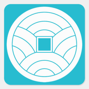 Golfcoin Vierkante Sticker