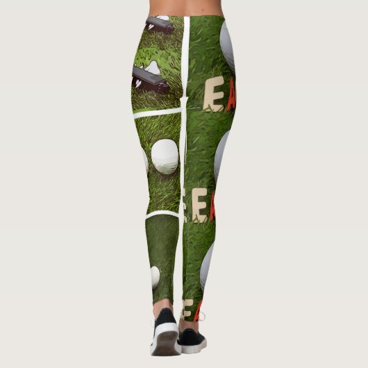 Golfcollage met design leggings (Achterkant)