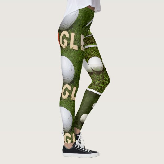 Golfcollage met design leggings (Rechts)