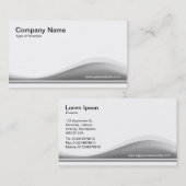 Golfcontour - 40-pc grijs visitekaartje (Voorkant / Achterkant)