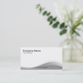 Golfcontour - 40-pc grijs visitekaartje (Staand voorkant)