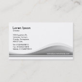 Golfcontour - 40-pc grijs visitekaartje (Achterkant)