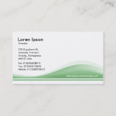 Golfcontour - Faded groen Visitekaartje (Achterkant)