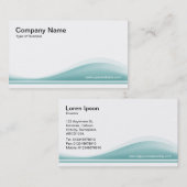Golfcontour - Lt Blue Green Visitekaartje (Voorkant / Achterkant)