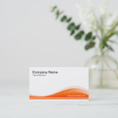 Golfcontour - Oranje Visitekaartje (Staand voorkant)