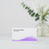 Golfcontour - Pasen Paars Visitekaartje (Staand voorkant)