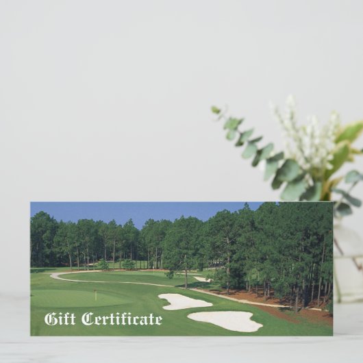 Golfcursus Business Cadeaubon (Staand voorkant)