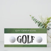 Golfcursus Business Cadeaubon (Staand voorkant)