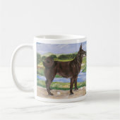 Golfcursus Dog Chocolate Lab Mix Funny Koffiemok (Links)