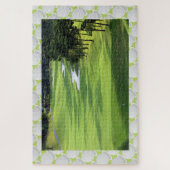 Golfcursus en bal legpuzzel (Verticaal)