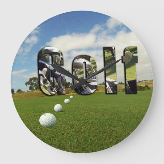 Golfcursus en -Logo, Grote Klok (Voorkant)