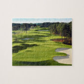 Golfcursus greeens achtergrond legpuzzel (Horizontaal)