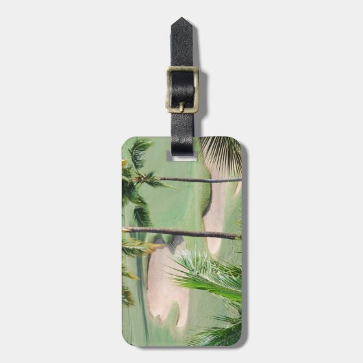 Golfcursus in het Bagagelabel Tropics (Voorkant verticaal)