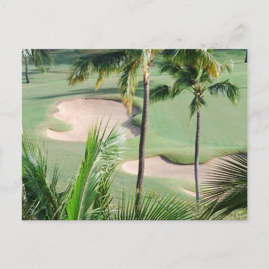 Golfcursus in het Briefkaart Tropics (Voorkant)
