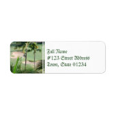 Golfcursus in Tropics Mailing Labels (Voorkant)