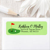 Golfcursus nabij me design, Golf Return-adres Etiket (Insitu)