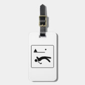 Golfcursus Pictogram Bagagelabel (Voorkant verticaal)