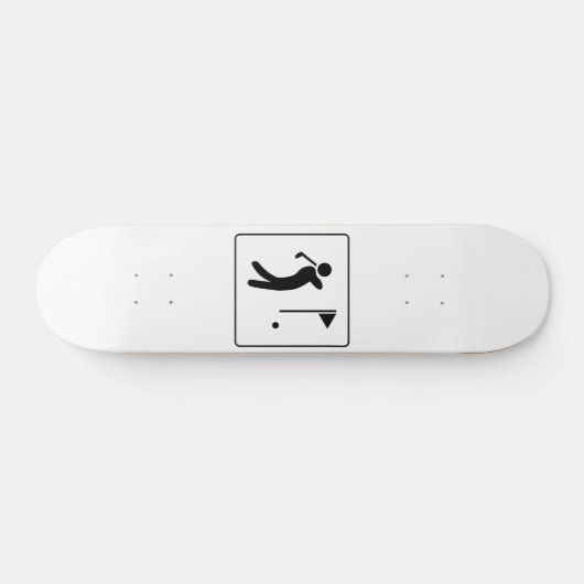 Golfcursus Pictogram Persoonlijk Skateboard (Horizontaal)