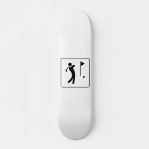 Golfcursus Pictogram Persoonlijk Skateboard