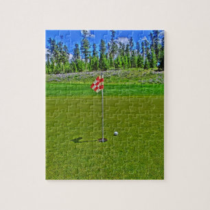 Golfcursus puzzle legpuzzel