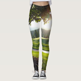 Golfcursus sunset leggings