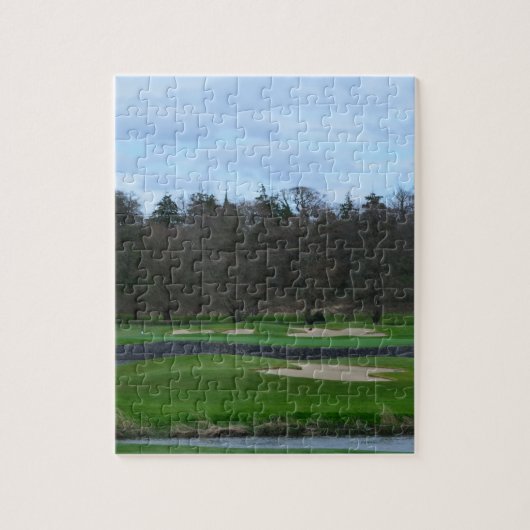 Golfcursus uitdagen legpuzzel (Verticaal)