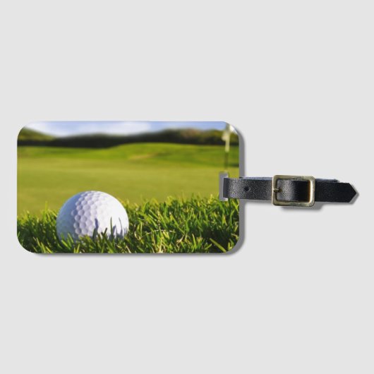 Golfcursusbagage Label met kaartsleuf Bagagelabel (Voorkant (horizontaal))