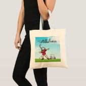 Golfdabbing op golfbaan ALBATROSS Tote Bag (Voorkant (product))
