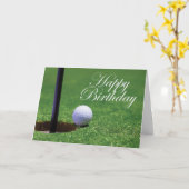 Golfdag Kaart (Gele Bloem)