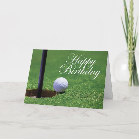 Golfdag Kaart (Voorkant)