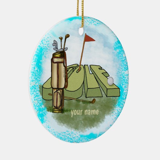 Golfdag ornament (Rechts)