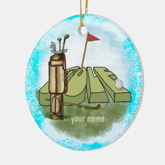 Golfdag ornament (Links)