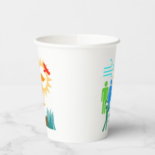 Golfdag Papieren Bekers (Links)