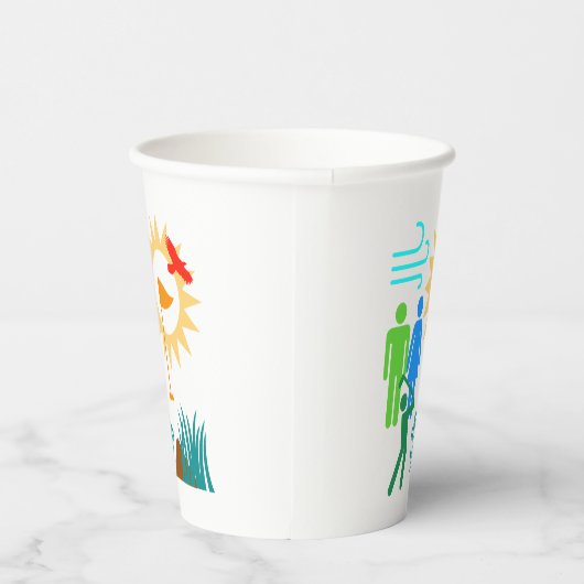 Golfdag Papieren Bekers (Rechts)