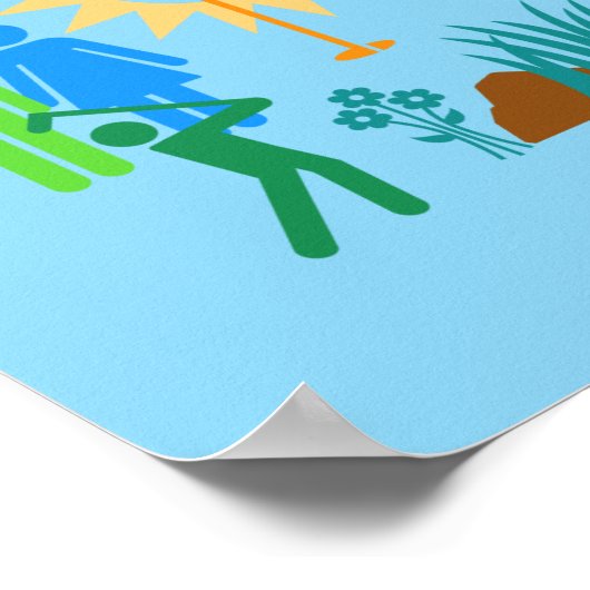 Golfdag Poster (Hoek)