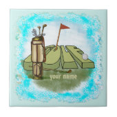 Golfdag Tegeltje (Voorkant)