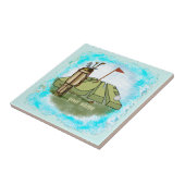 Golfdag Tegeltje (Zijkant)