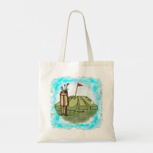 Golfdag Tote Bag (Achterkant)