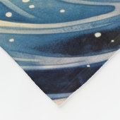 golfdeken oceaan fleece deken (Hoek)