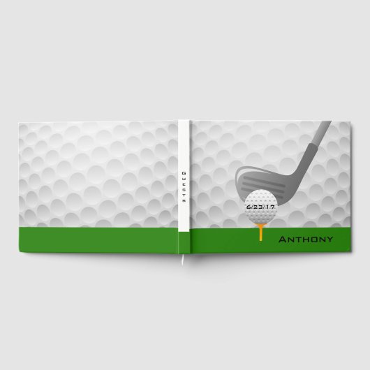 Golfdesign gastboek gastenboek (Volledig)